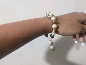 Bead and stone bracelet clearance sale