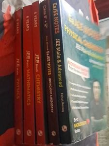 EaJEE JEE Main &amp; Advanced Books + 6 Years PYQ Set
