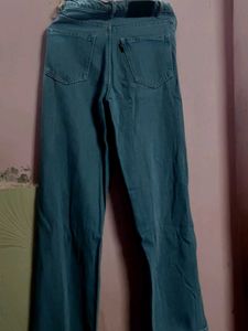 Light Blue Heart Print Jeans