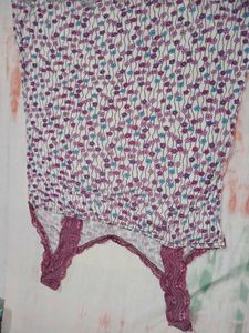 Floral Lace Trim Camisole