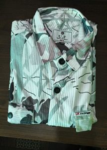 Men's Camouflage Print Casual Shirt