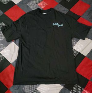 SHEIN Black "Salty Soul" Graphic Tee