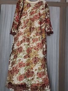 Net A Line Kurti