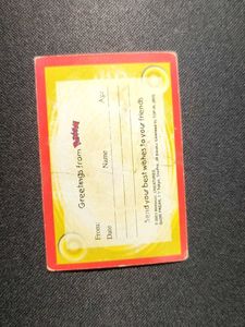 Pokemon greeting card collectible - Pidgeotto