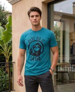 Teal "Just Do It" Graphic Tee shirt (RH)
