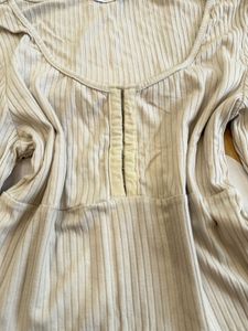 ONLY brand Ribbed Long Sleeve Cropped Top