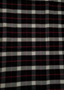 Checkered 100% Cotton Fabric 2.5 Mtr