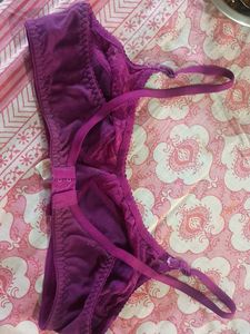 Purple Lace Bra