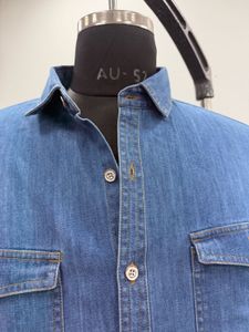Classic Blue Denim Shirt for Men