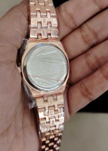 Gucci Rose Gold Watch with Crystals