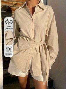 Korean Pintrest Stylish Beige Button-Up Shirt