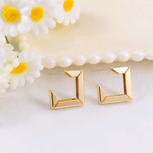 Geometric Square Hoop Earrings