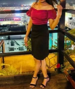 Chic Off-Shoulder Top &amp; Skirt Set