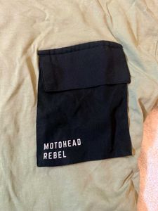 Olive Green T-Shirt with Black Pocket