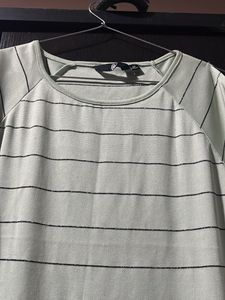 Striped, Short Sleeve Top