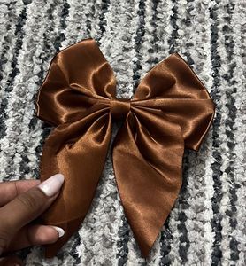 Satin Bow Hair Clip