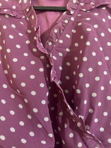 Purple Polka Dot Dress