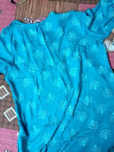 Teal✨ Printed Kurti