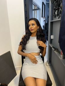 Sparkly Cutout Mini Dress