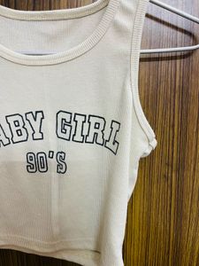 Baby Girl 90's Crop Tank Top