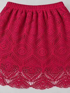 Chic Lace Skater Skirt