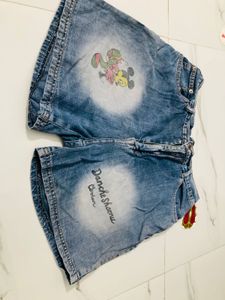 combo of 4 Denim Shorts