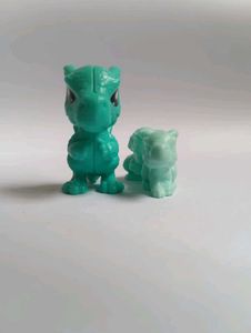 cyan Dragon Toy with Instructions