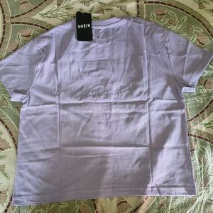 Lavender Graphic Cotton Tshirt