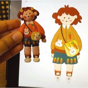 Handmade clay showpiece