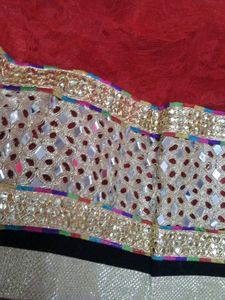 Stunning Red Lehenga Skirt
