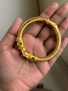 gold look openable kada