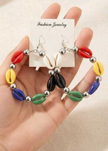 Boho Shell Hoop Earrings