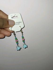 Cute Floral earrings 🩷💙🌸