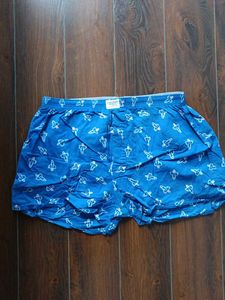 Men's Blue Rocket Print Boxers