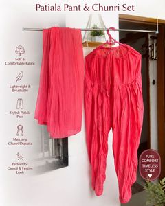 Patiala Pant & Chunri Set