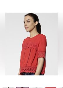 ONLY Casual Regular Sleeves SolidWomen MaroonTop