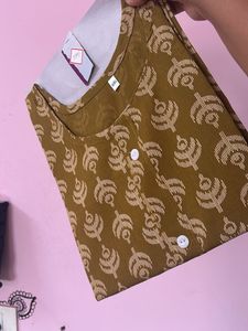 Yellow Kurti New with tag