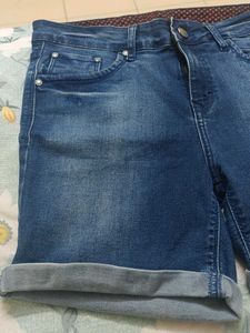 Blue Denim Shorts