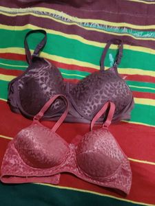 Two Beautiful Floral Print Bras