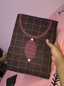 New Maroon Suit Set Semi-Stitched