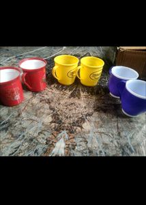 Set of Colorful Mugs