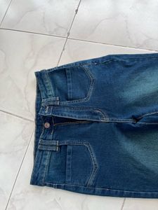 High-Waisted Flare Denim Jeans