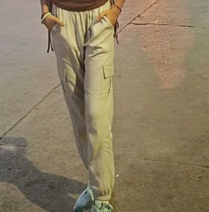 Grey Cargo Pants