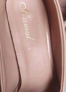 nude pink long heels