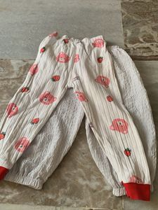 3 Baby Girl Pajama Pants Set