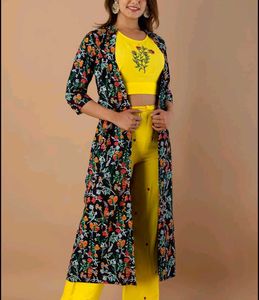 Floral Print pant Set