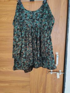 flower print women tops Full sleeves