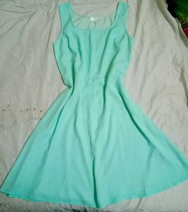 Mint Green A-Line Dress