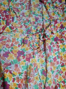 Floral Print Mini Shrug