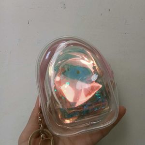 Cute Dolphin Bubble Tea Keychain